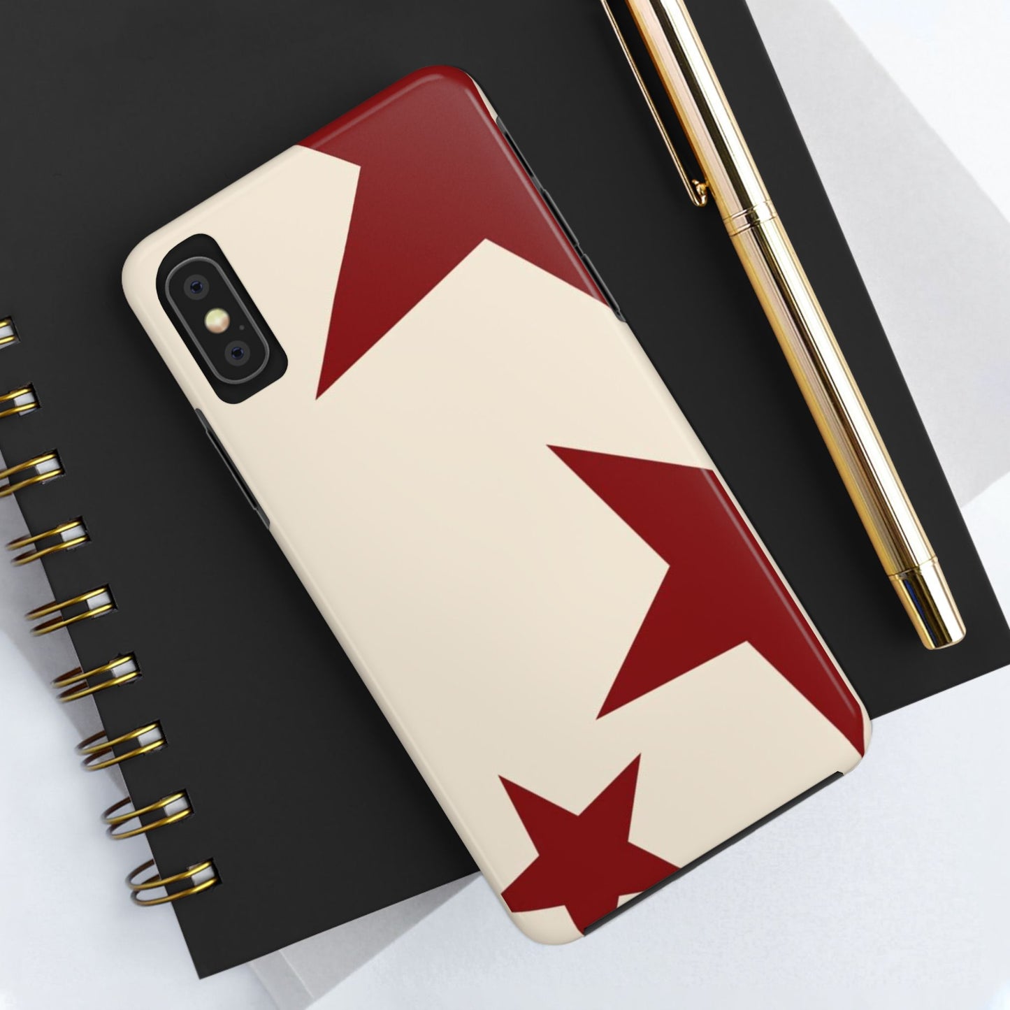 Stellar Red Pattern Phone Case