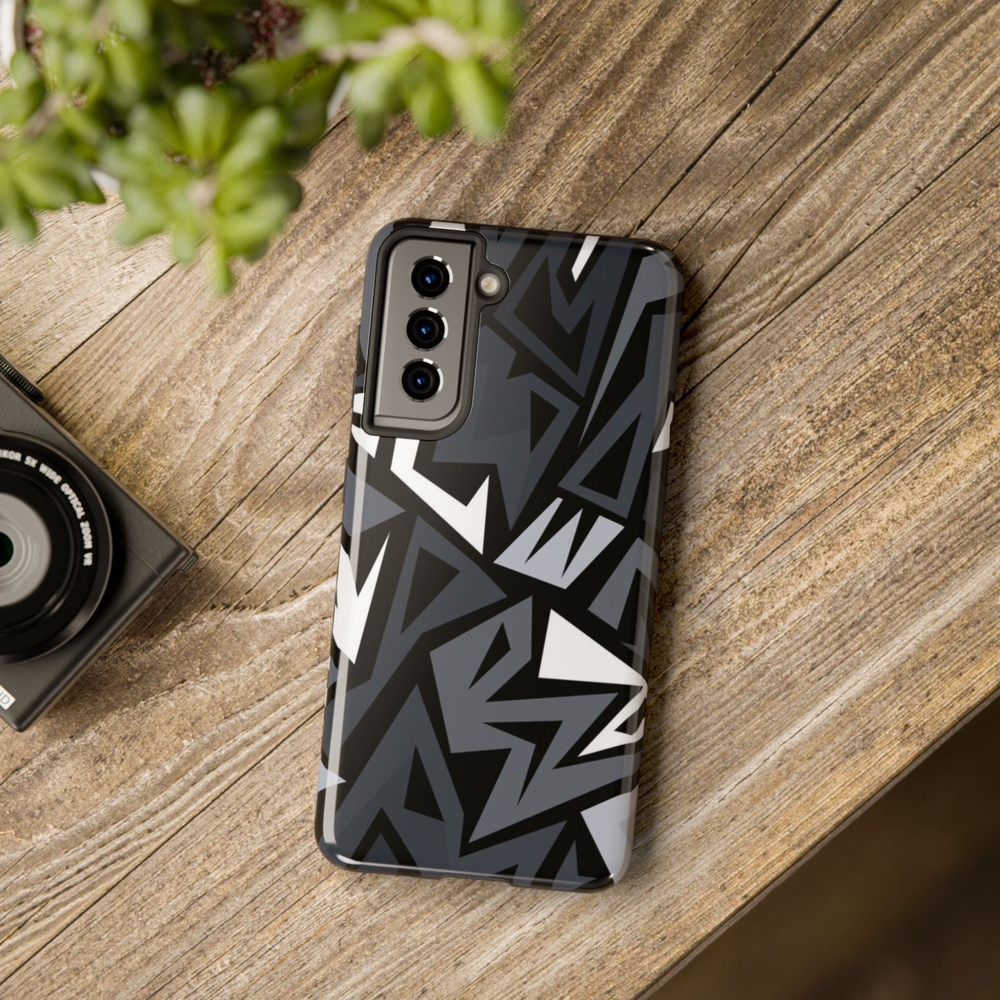 Abstract Black Pattern Phone Case