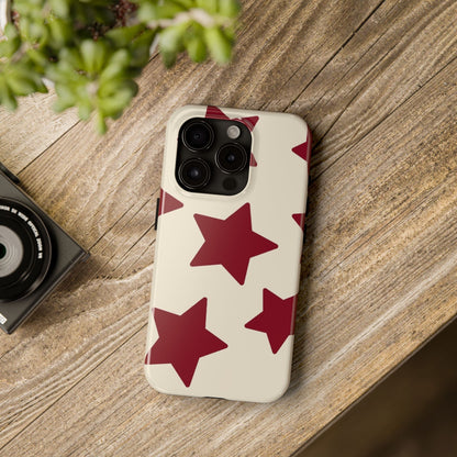 Stellar Red Pattern Phone Case