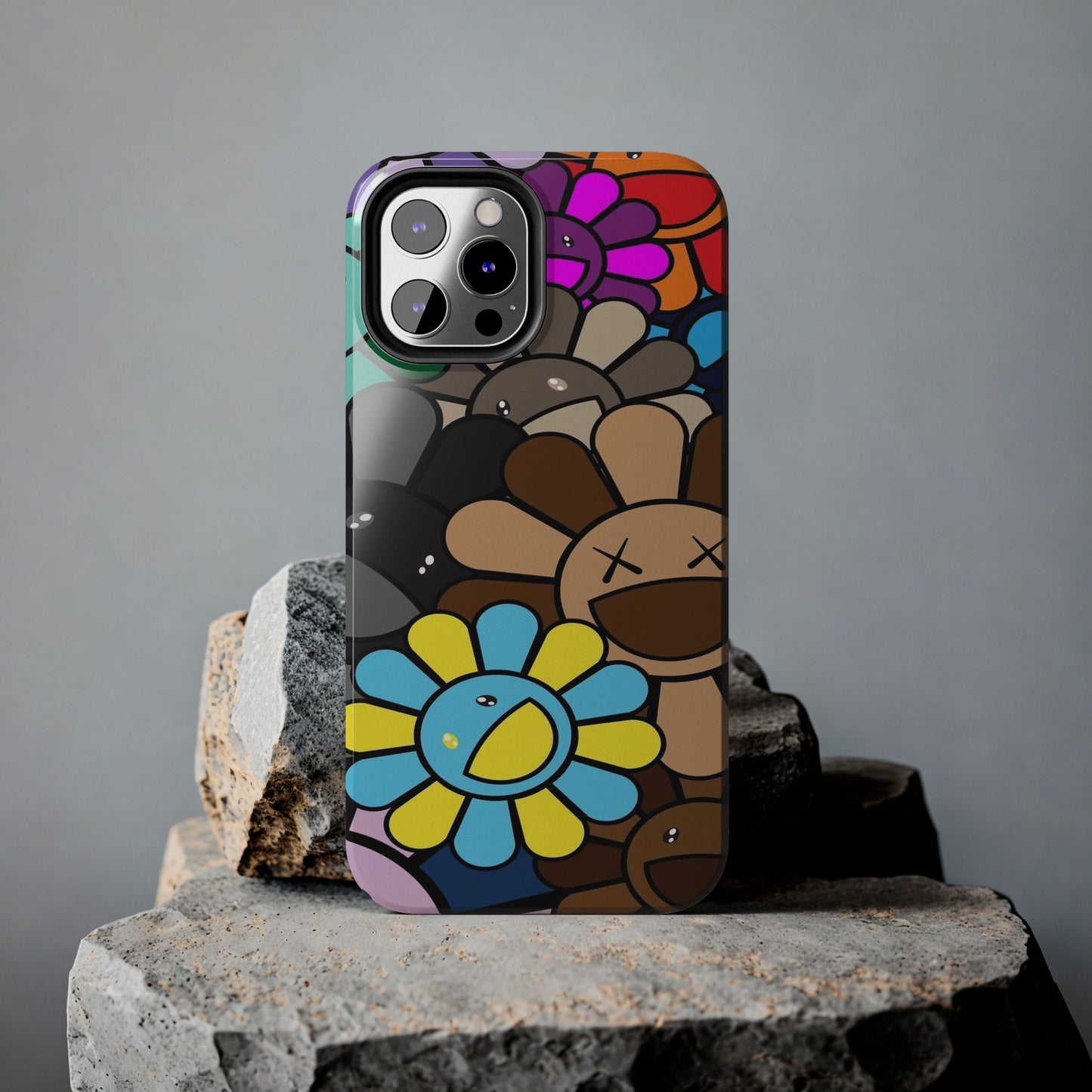 Rainbow Smiles Bloom Pattern Phone Case