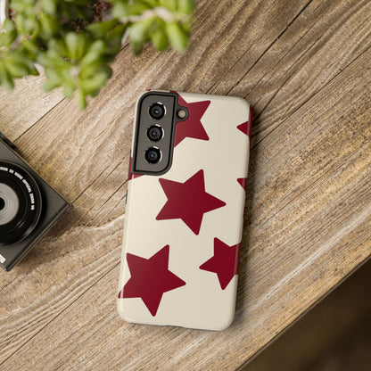 Stellar Red Pattern Phone Case