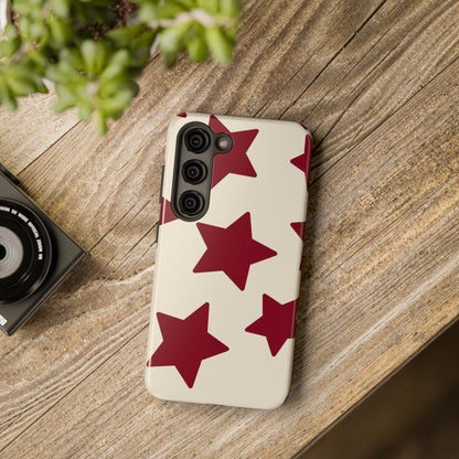 Stellar Red Pattern Phone Case