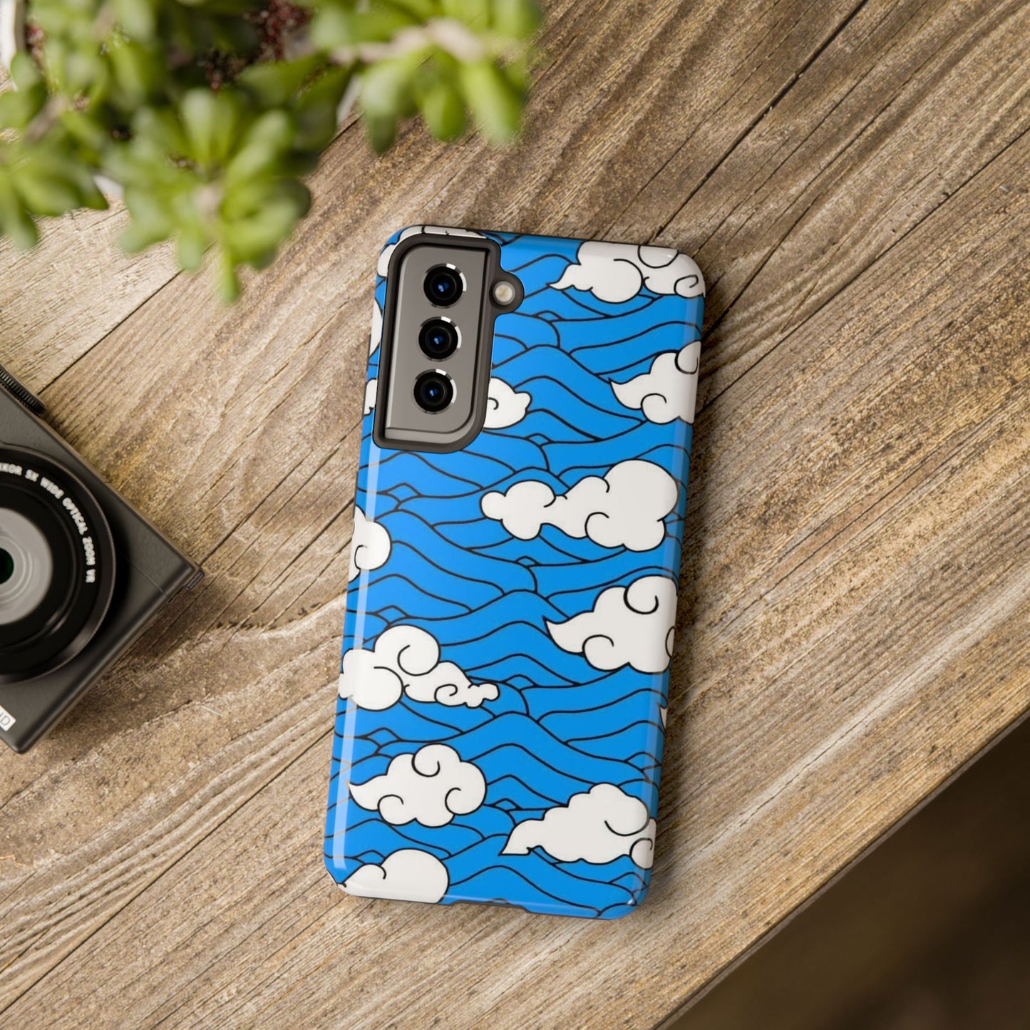 Cartoon Clouds Pattern Phone Case