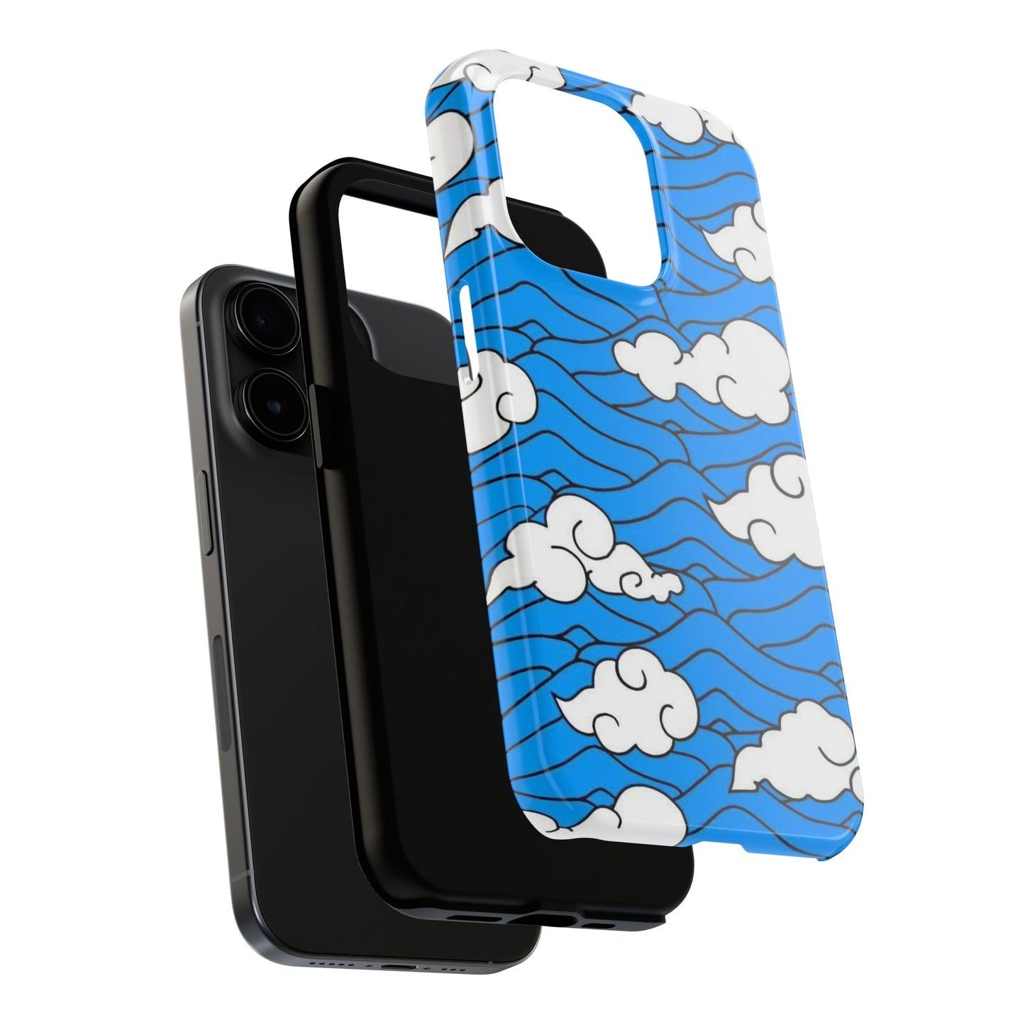 Cartoon Clouds Pattern Phone Case