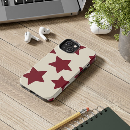 Stellar Red Pattern Phone Case
