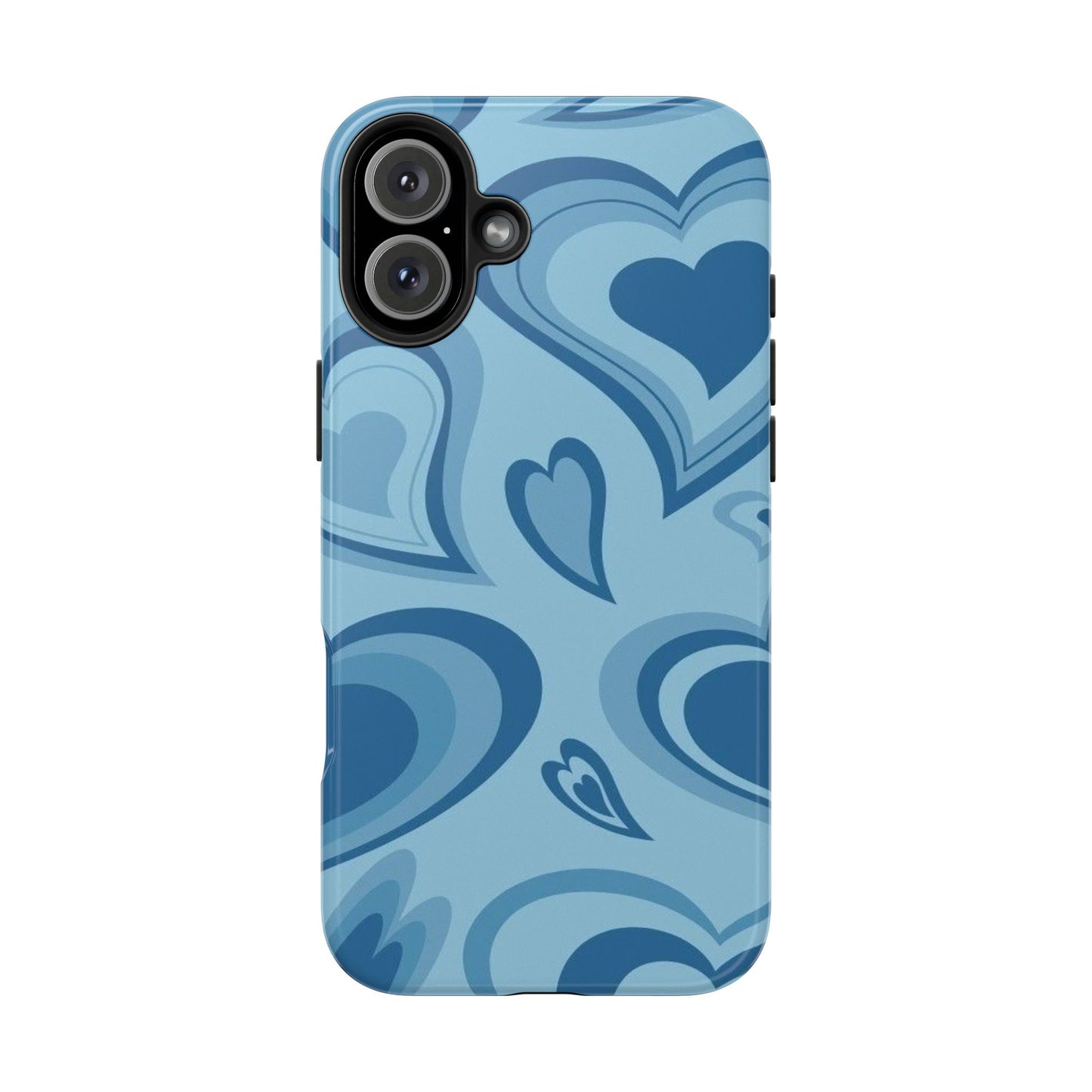 Blue Hearts Pattern Phone Case