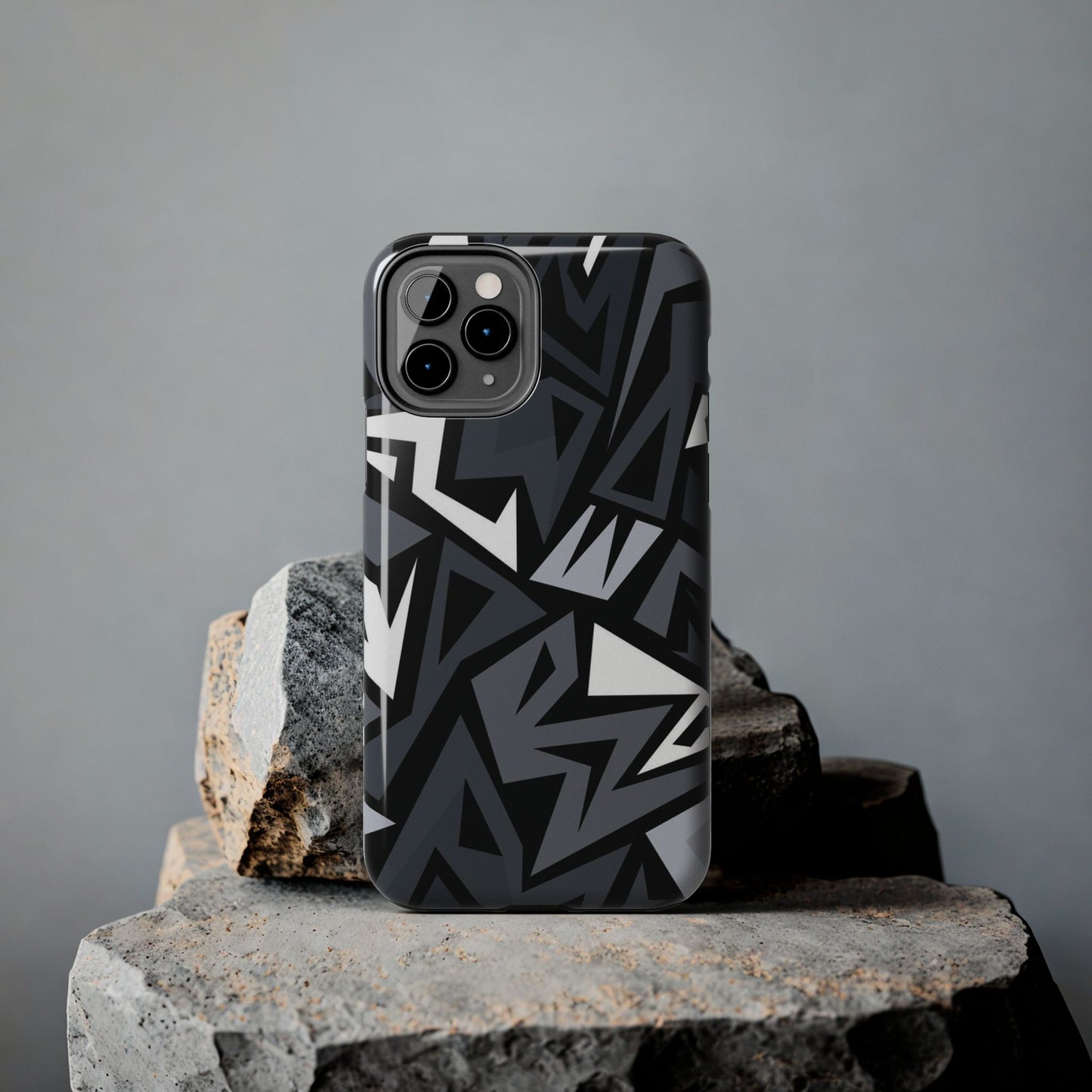 Abstract Black Pattern Phone Case