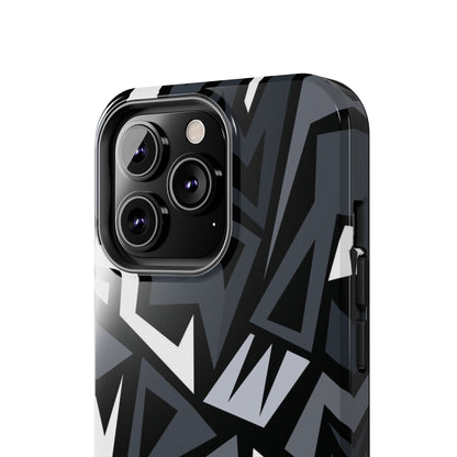 Abstract Black Pattern Phone Case