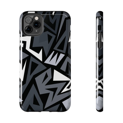 Abstract Black Pattern Phone Case