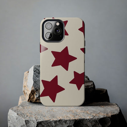 Stellar Red Pattern Phone Case