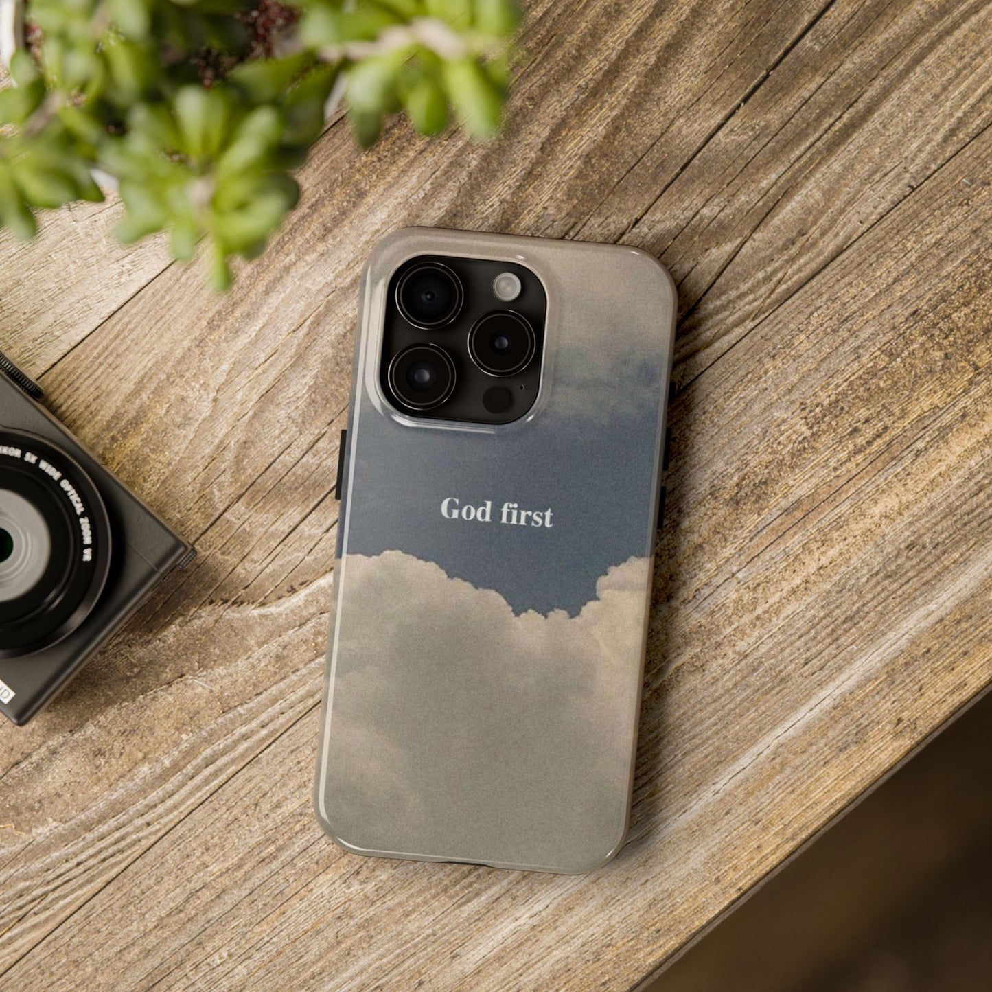 God First Clouds Phone Case