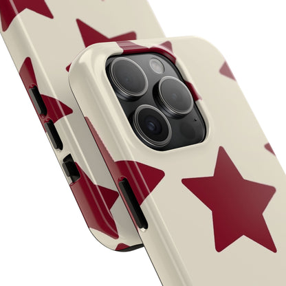 Stellar Red Pattern Phone Case