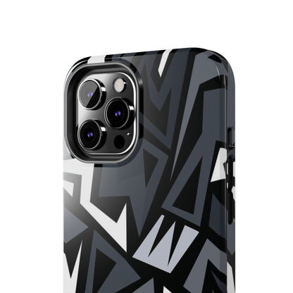 Abstract Black Pattern Phone Case