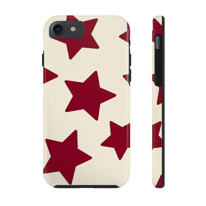 Stellar Red Pattern Phone Case