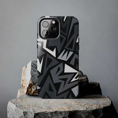 Abstract Black Pattern Phone Case