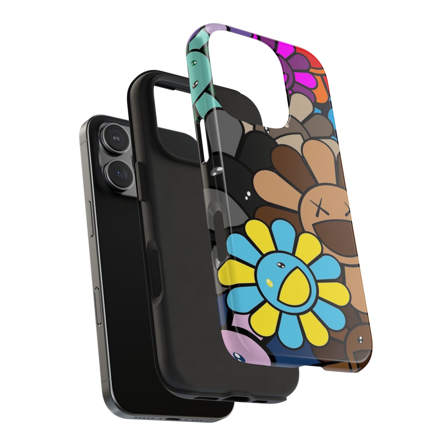 Rainbow Smiles Bloom Pattern Phone Case