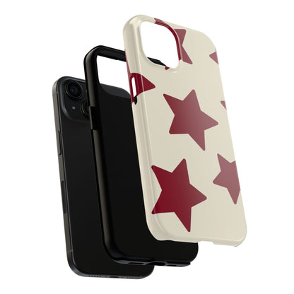 Stellar Red Pattern Phone Case