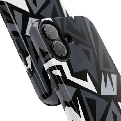 Abstract Black Pattern Phone Case