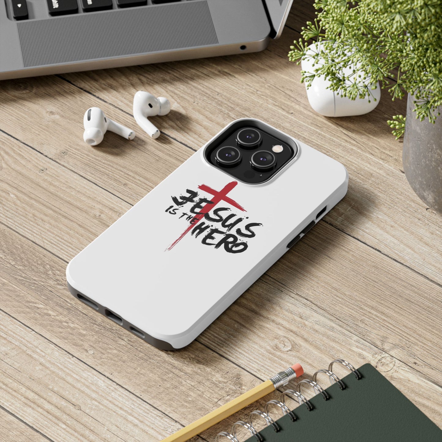 Jesus Is The Hero Phone Case