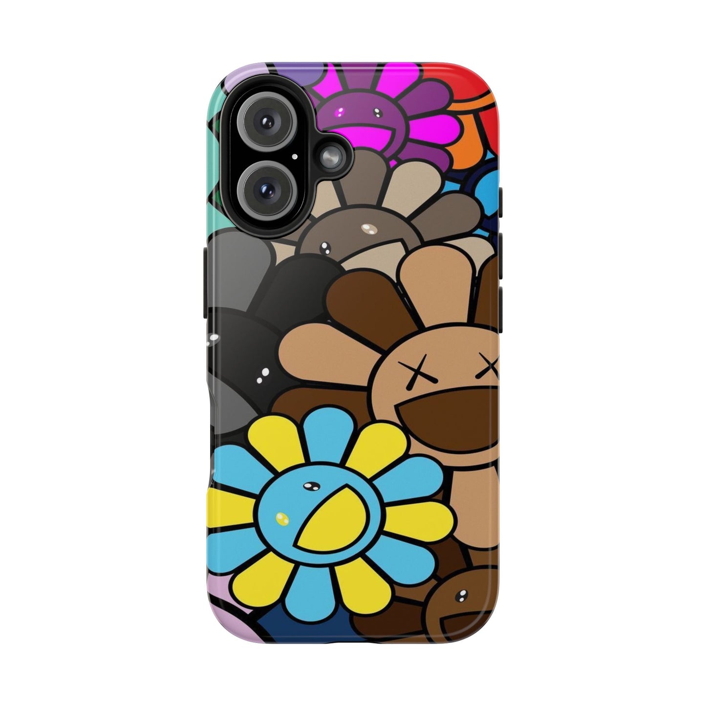 Rainbow Smiles Bloom Pattern Phone Case