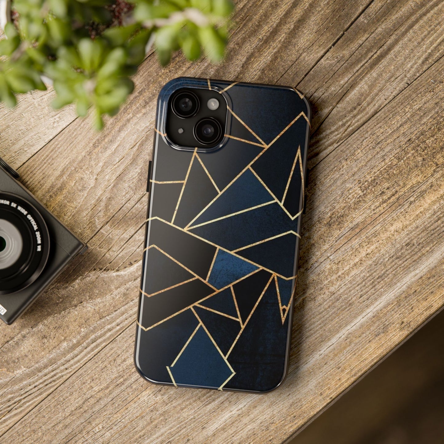 Midnight Geometrics Pattern Phone Case