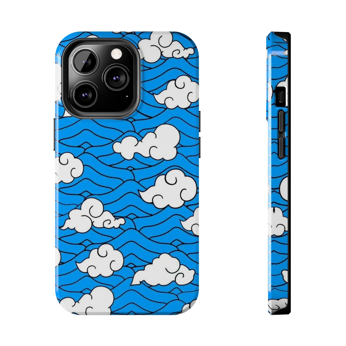 Cartoon Clouds Pattern Phone Case