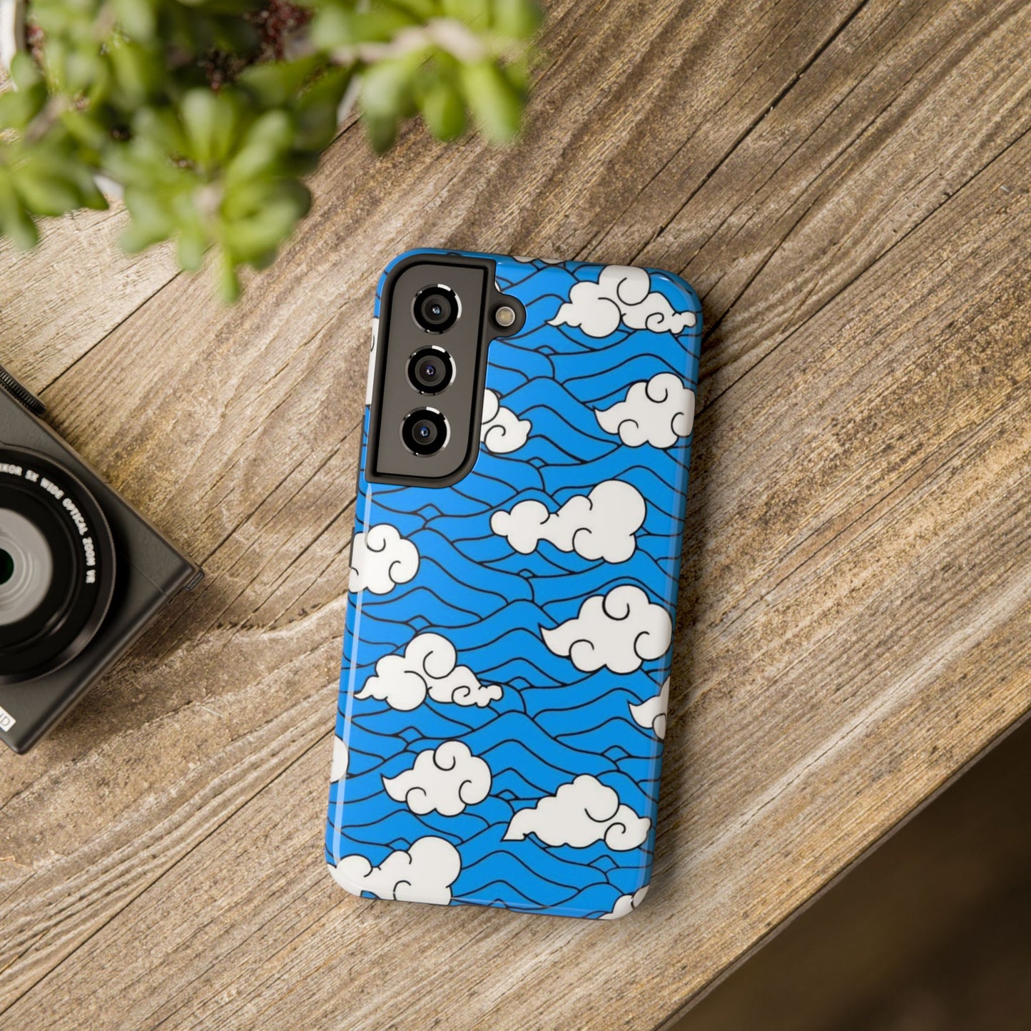 Cartoon Clouds Pattern Phone Case