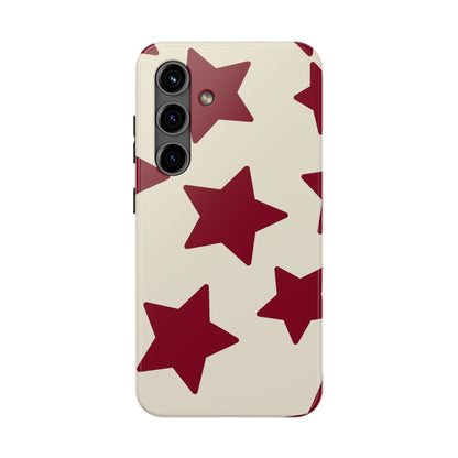 Stellar Red Pattern Phone Case