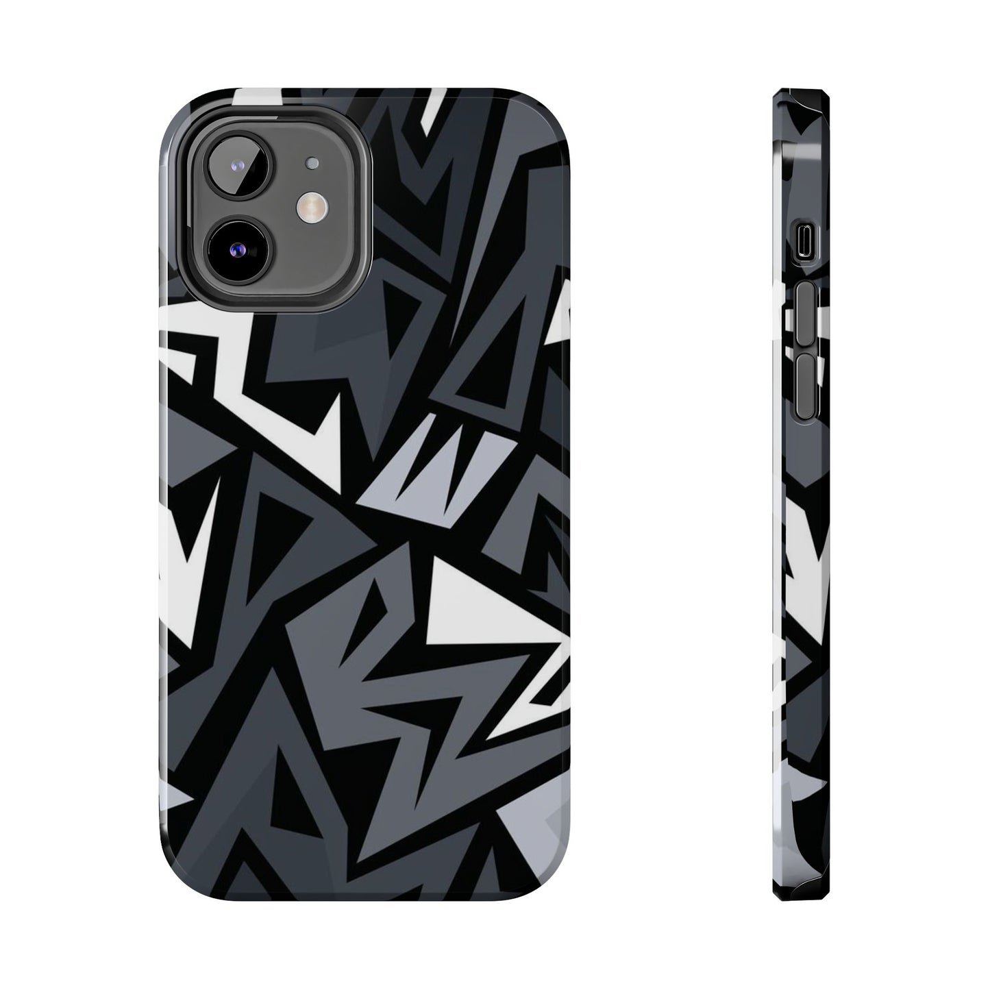 Abstract Black Pattern Phone Case