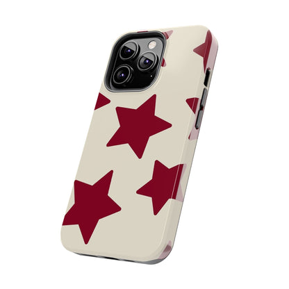 Stellar Red Pattern Phone Case