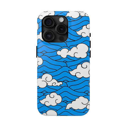 Cartoon Clouds Pattern Phone Case