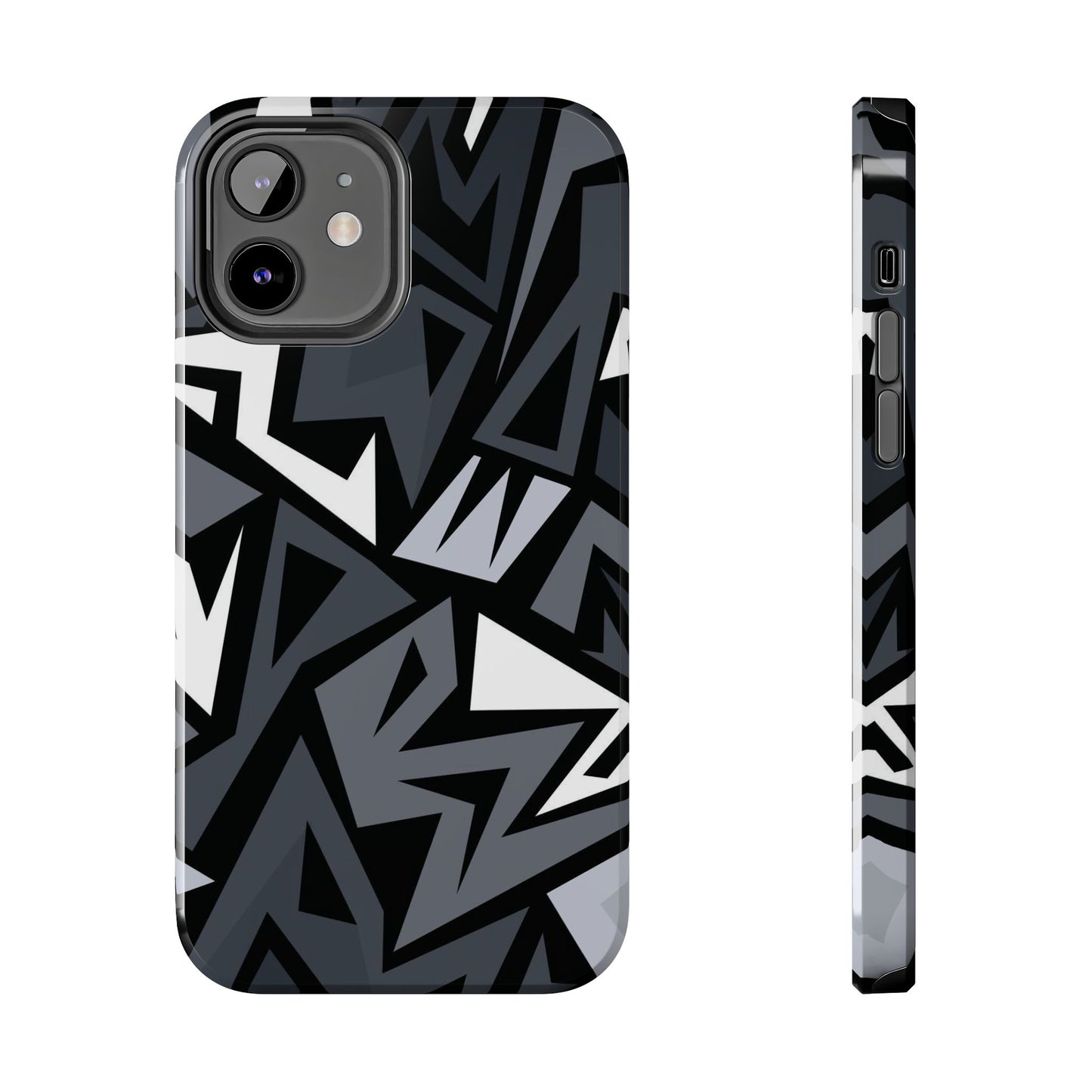 Abstract Black Pattern Phone Case