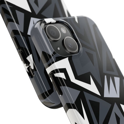 Abstract Black Pattern Phone Case