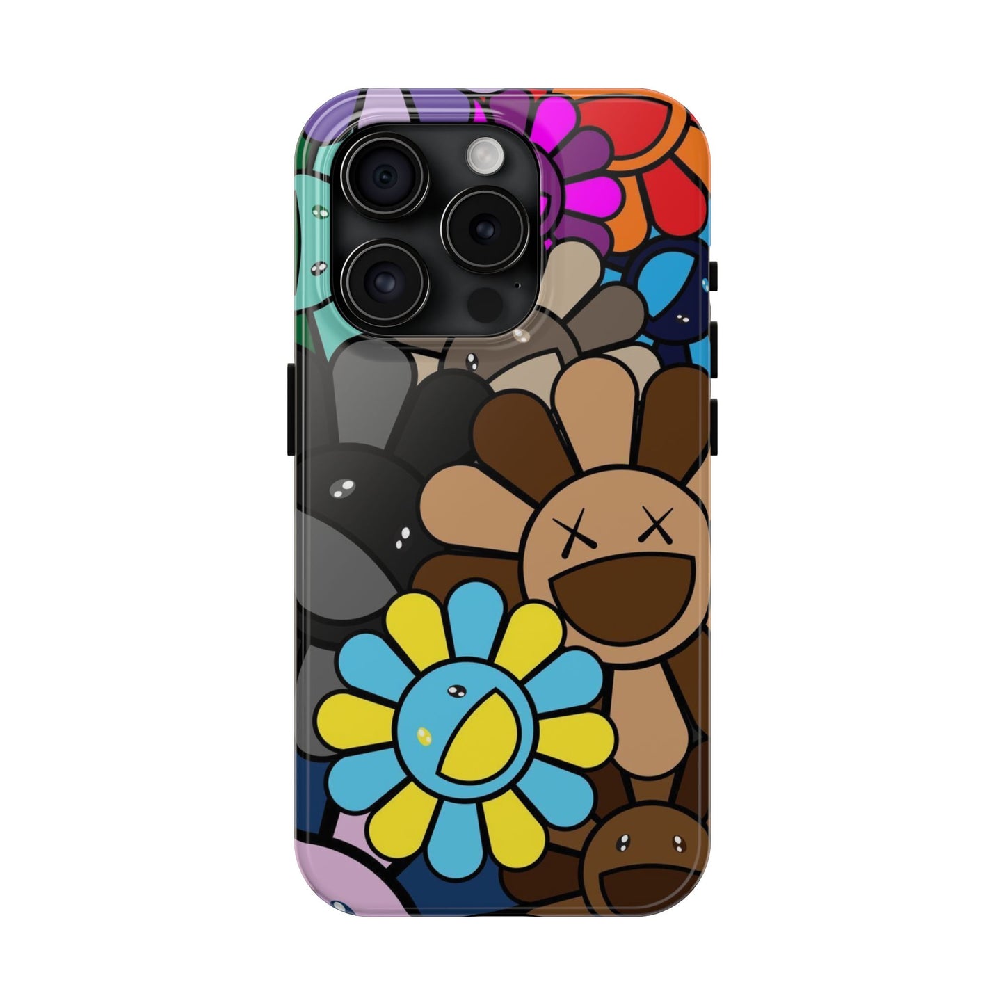 Rainbow Smiles Bloom Pattern Phone Case