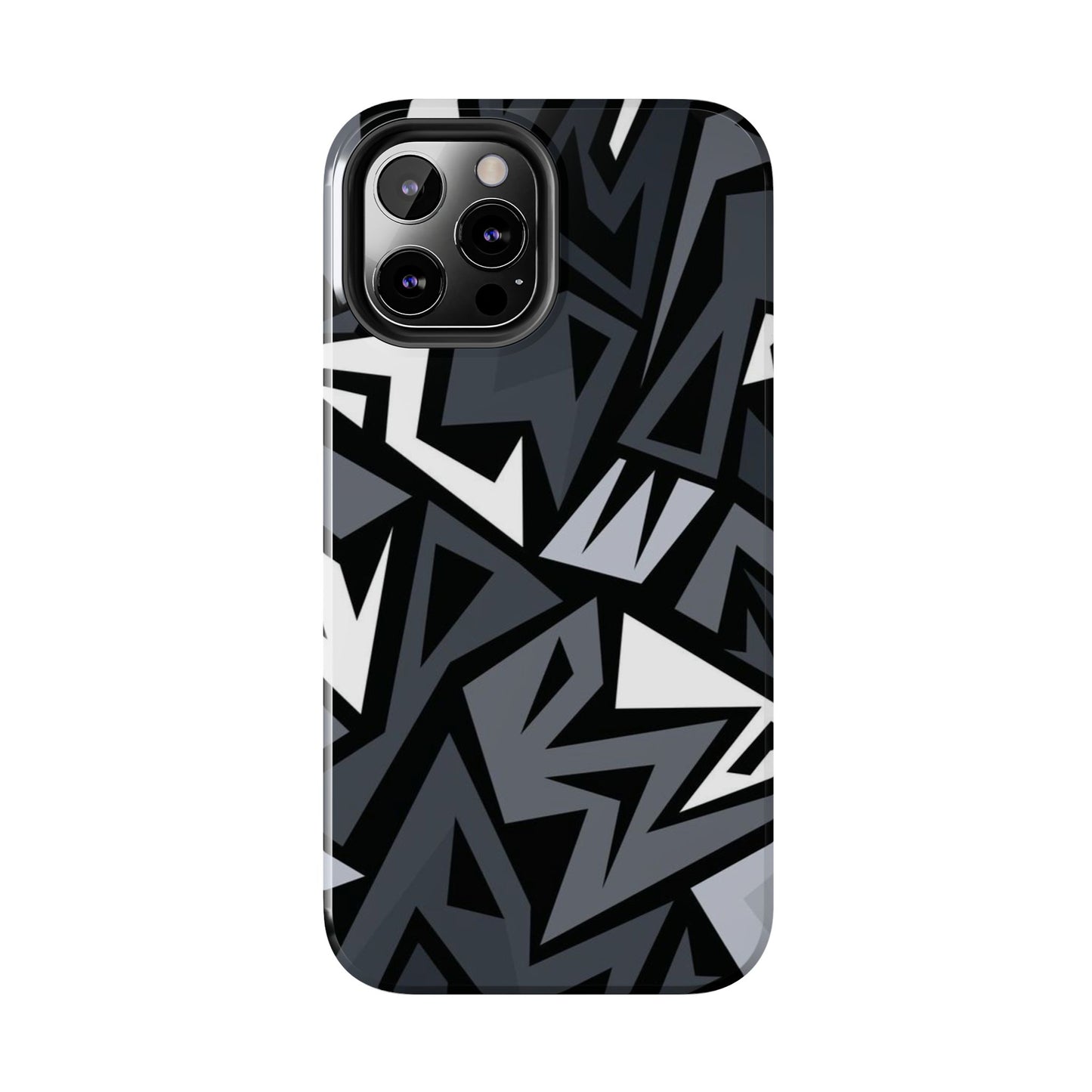 Abstract Black Pattern Phone Case