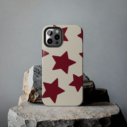 Stellar Red Pattern Phone Case