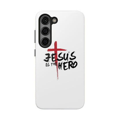 Jesus Is The Hero Phone Case