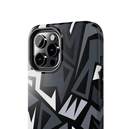 Abstract Black Pattern Phone Case