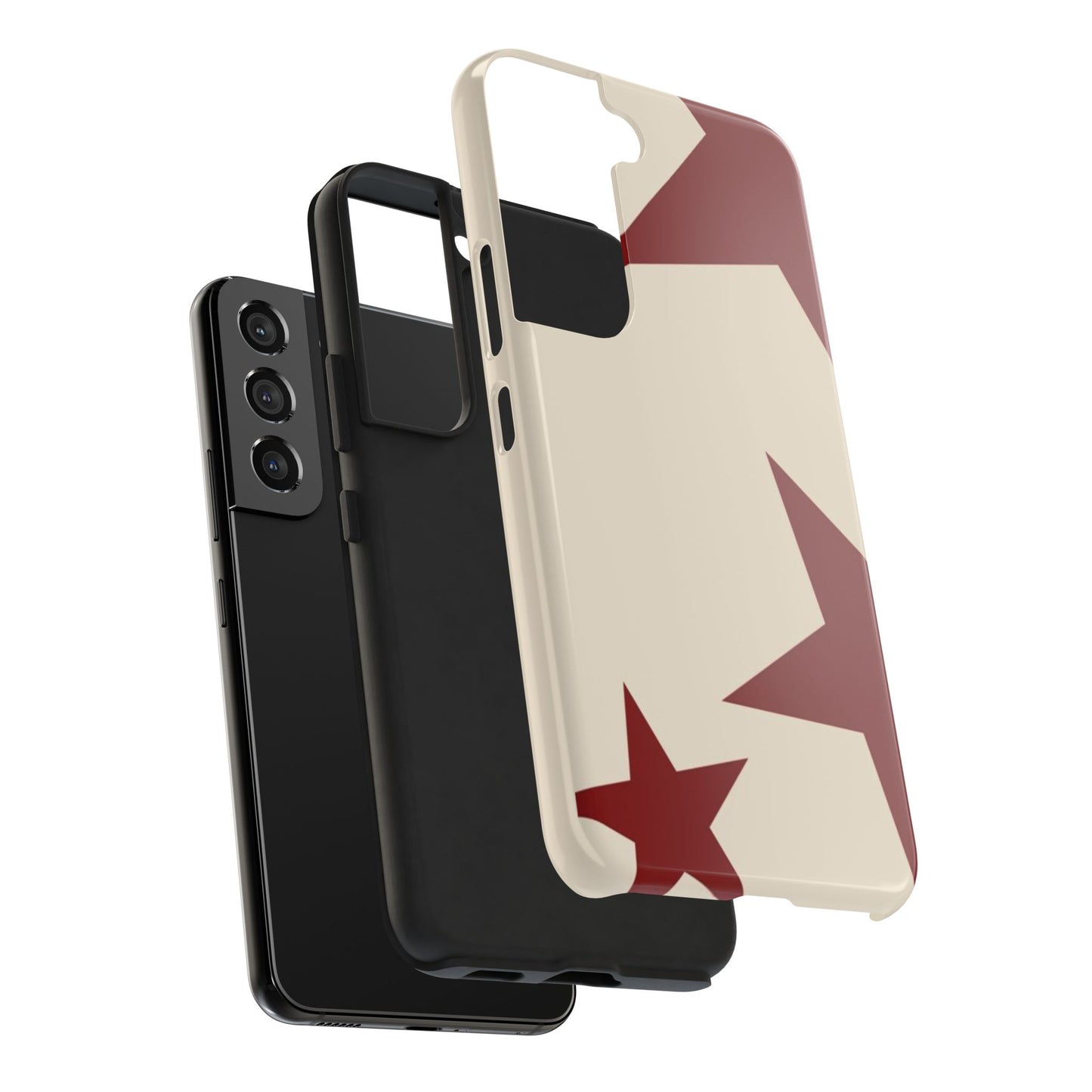 Stellar Red Pattern Phone Case