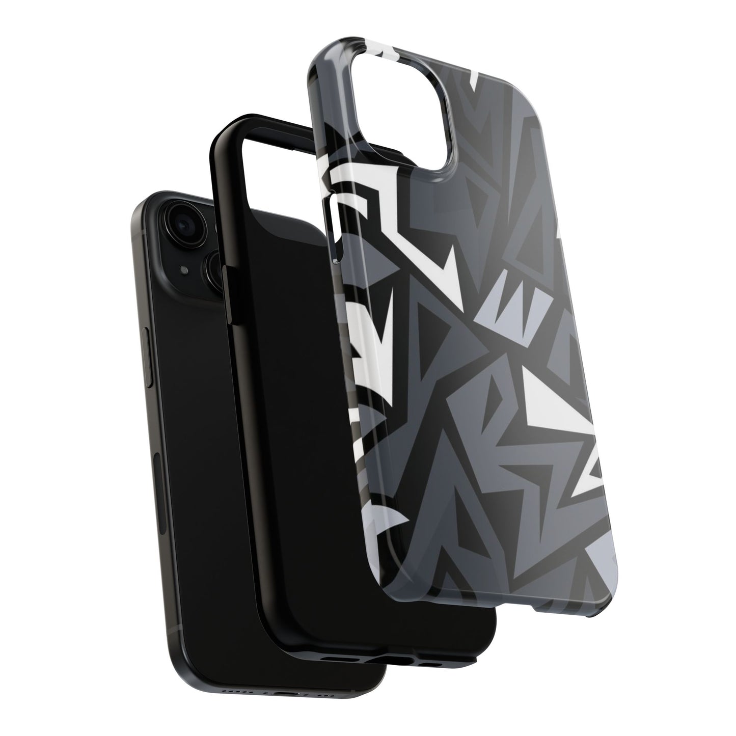 Abstract Black Pattern Phone Case