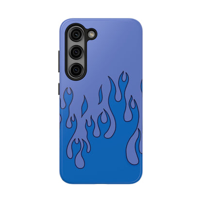 Blue Flames Pattern Phone Case