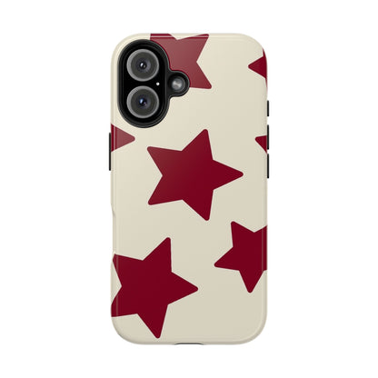 Stellar Red Pattern Phone Case