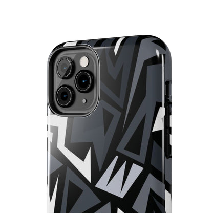 Abstract Black Pattern Phone Case