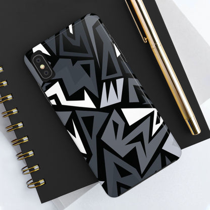 Abstract Black Pattern Phone Case