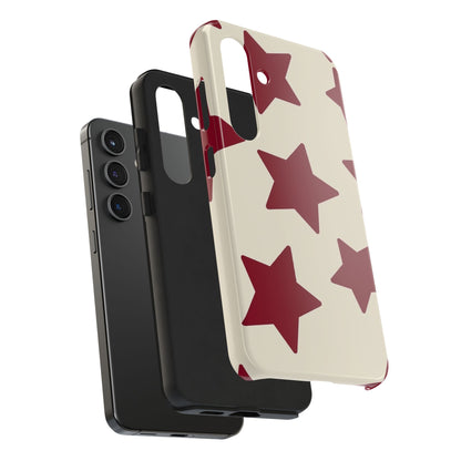 Stellar Red Pattern Phone Case