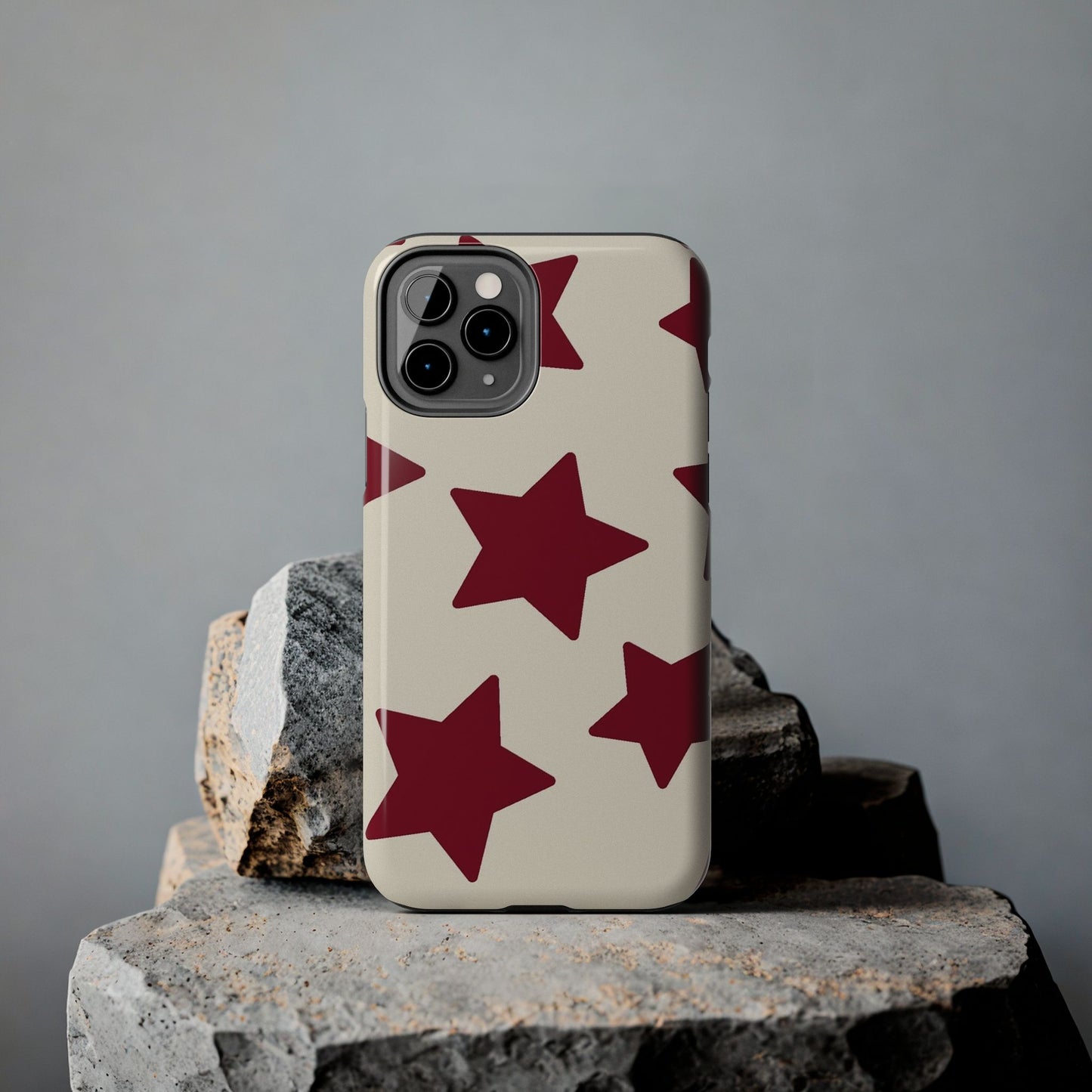 Stellar Red Pattern Phone Case