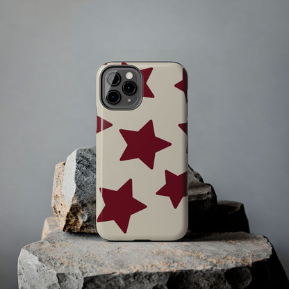Stellar Red Pattern Phone Case
