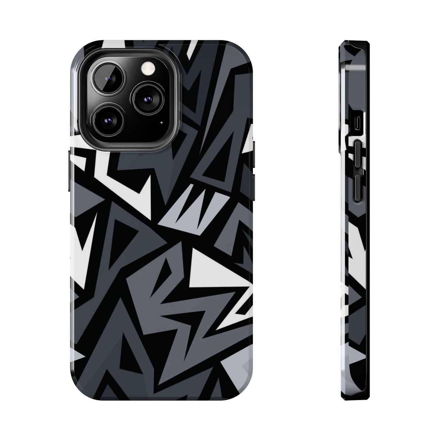 Abstract Black Pattern Phone Case