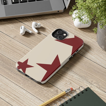 Stellar Red Pattern Phone Case