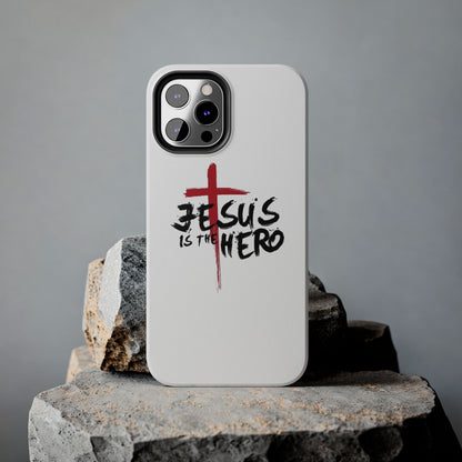 Jesus Is The Hero Phone Case